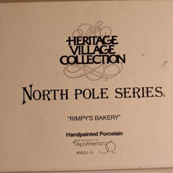 Dept 56 North Pole Series Rimpy's Bakery Heritage Village collection 5621-9 - Picture 6 of 8